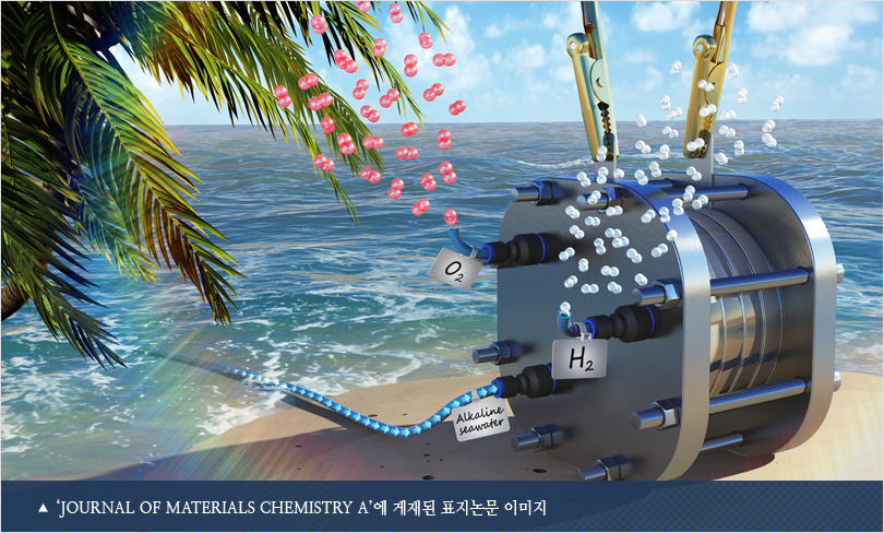 ‘Journal of Materials Chemistry A’에 게재된 표지논문 이미지